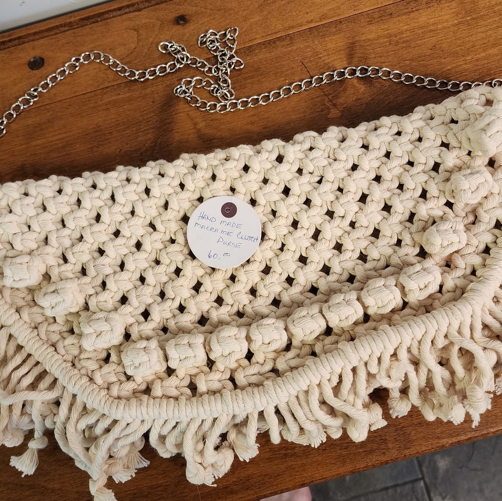 Handmade macrame bag new